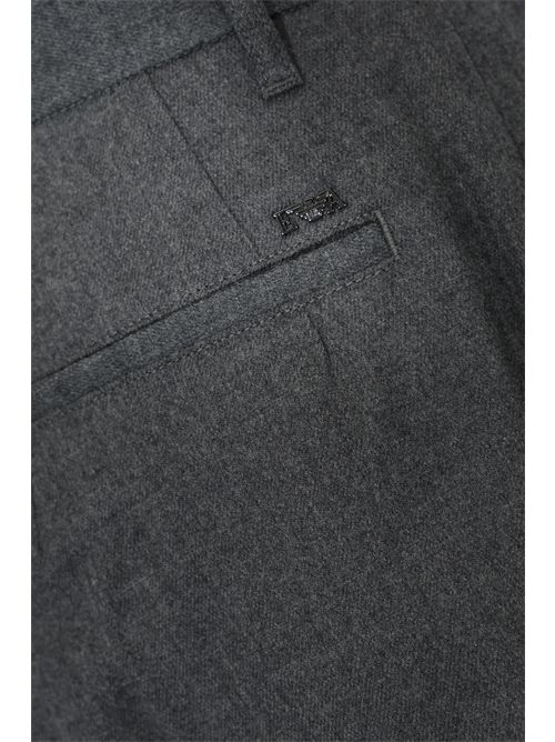 Pantaloni in twill stretch di lana vergine Grigio EMPORIO ARMANI | EM003013 AF18507O8019